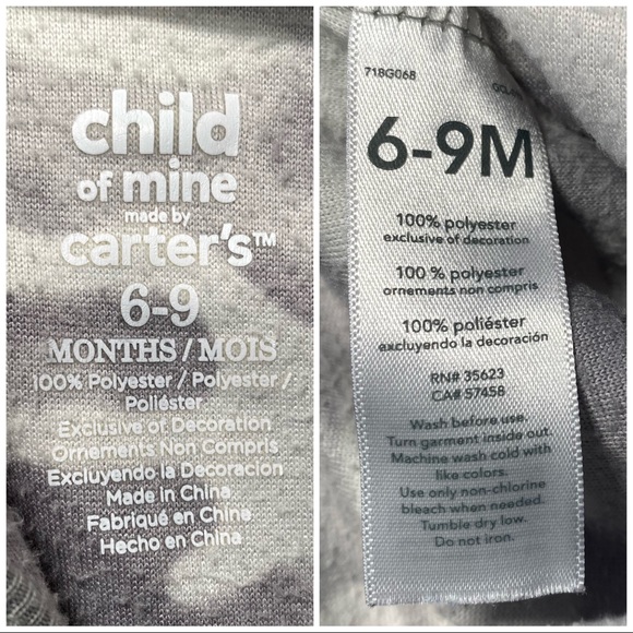 Carter’s Camo Fleece Outfit - Picture 4 of 4